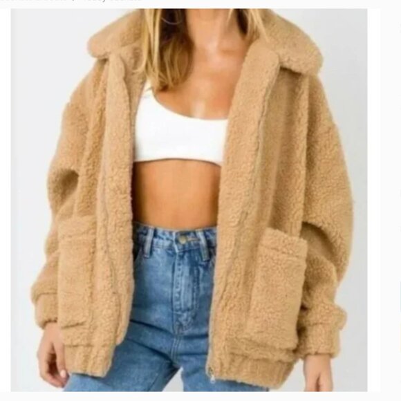 I.AM.GIA Pixie Teddy Sherpa Jacket Size XS - Picture 9 of 9